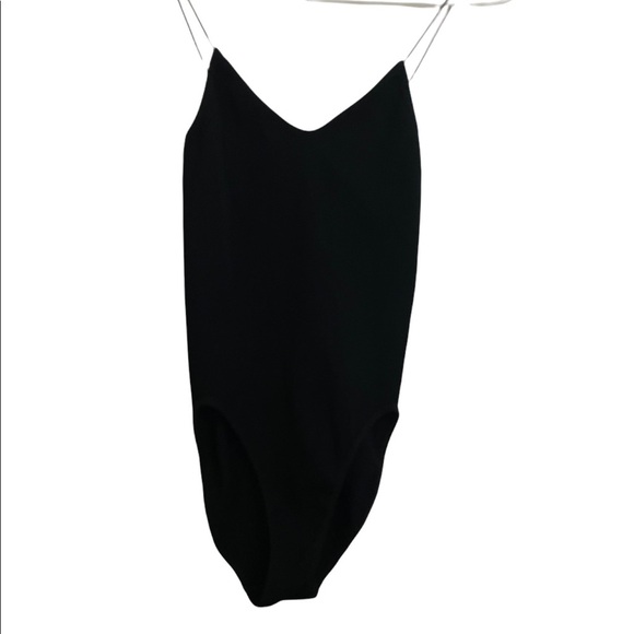 Out from under urban outfitters womens black ribbed bodysuit. Size large. - Picture 2 of 9